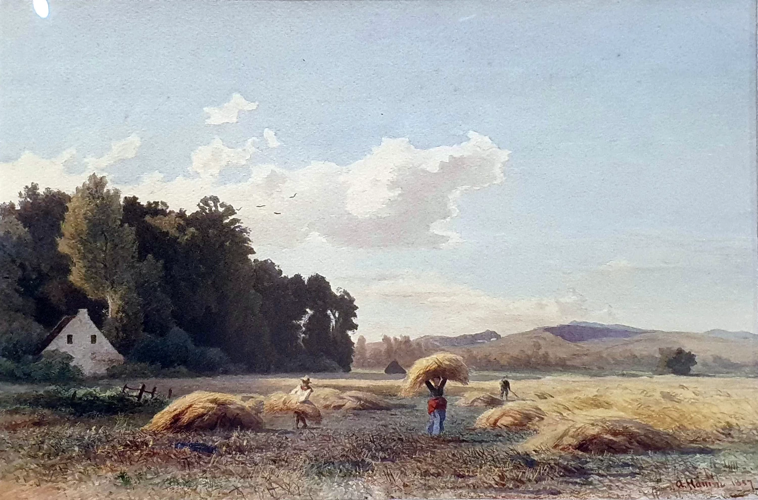 Veduta di Grafenberg, 1857 - Museo nazionale d'arte antica, Lisbona